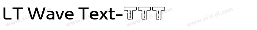 LT Wave Text字体转换